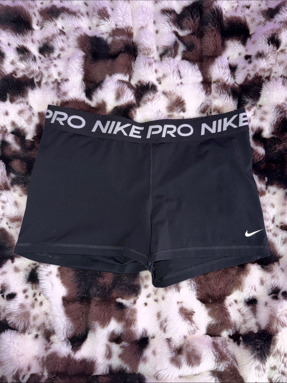 Nike Black Pro Women's Bike Shorts with Branded Waistband